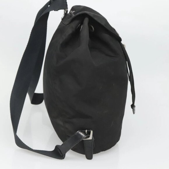 PRADA Backpack Nylon Black Silver Auth - Picture 16 of 16